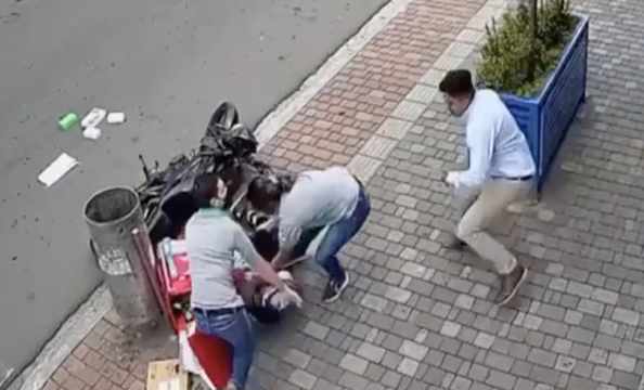Karma: Thief Gets Caught By Store Employees &amp; Receives A Beat Down!
