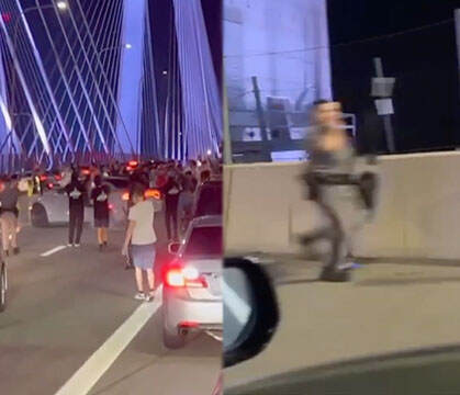 They Wild For This: Car Club Takeover Tappan Zee Bridge &amp; Turned Into A Scene Out Of Fast &amp; Furious... Had State Troopers Sweating For Their Checks!