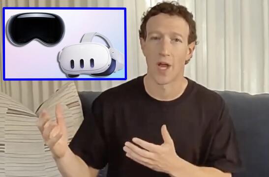 Hating Or Speaking Facts? Mark Zuckerberg Shares His Thoughts On The Apple Vision Pro! &quot;The Quest 3 Is A Better Product&quot;