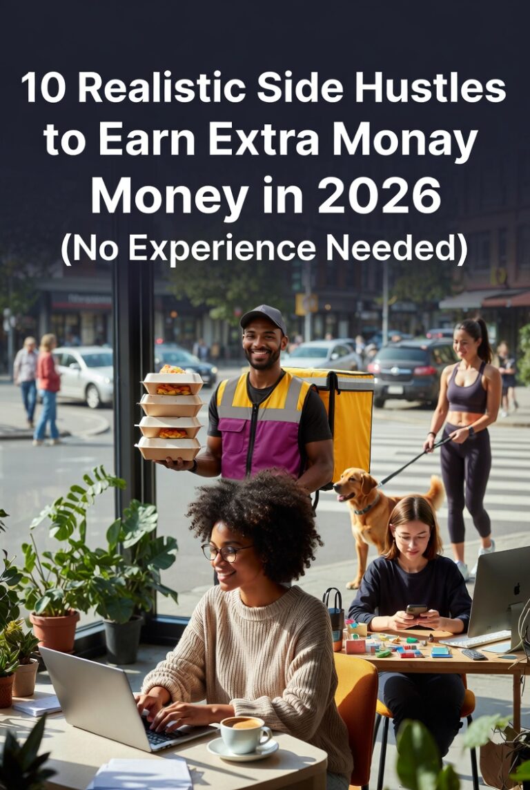 10 Realistic Side Hustles to Earn Extra Money in 2026 (No Experience Needed)