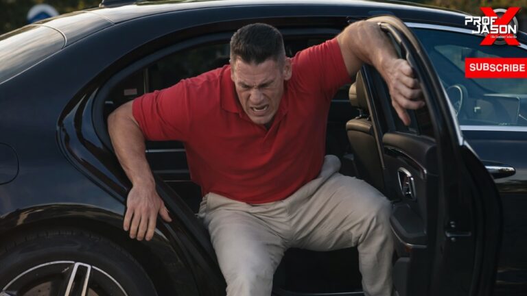 John Cena Caught On Camera Struggling To Get Out Of Car After 23 Years Of Wild WWE Stunts