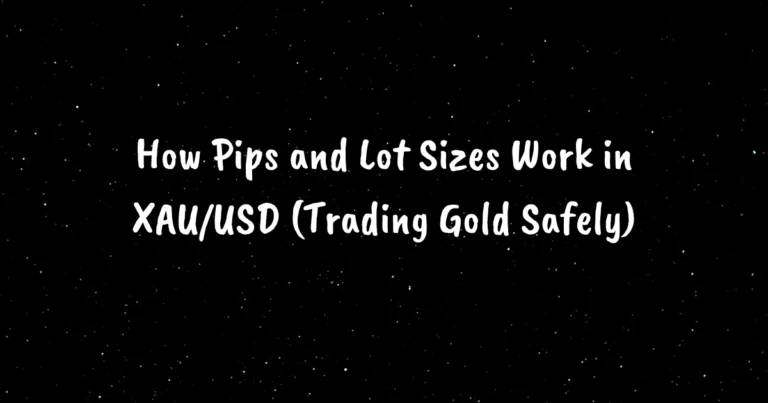 How Pips and Lot Sizes Work in XAU/USD (Trading Gold Safely)