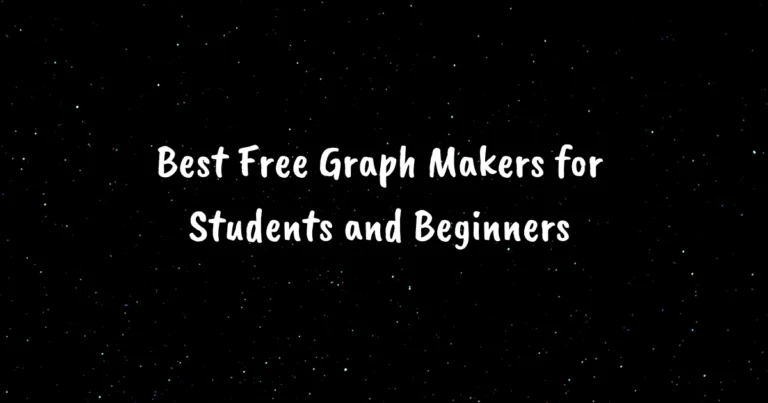 Best Free Graph Makers for Students and Beginners